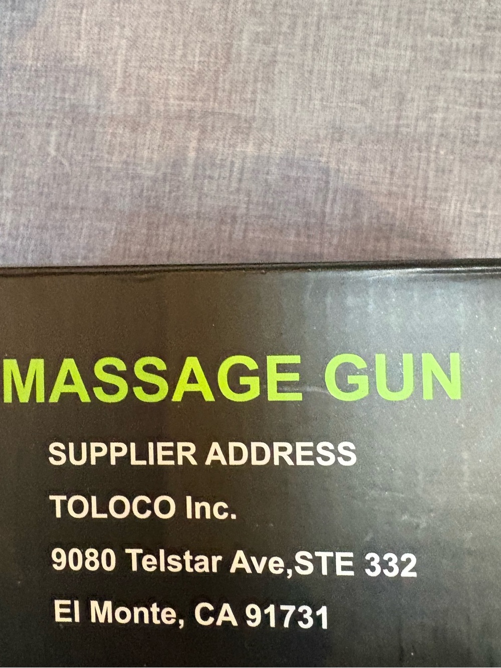 EM26 Percussion Massage Gun - Black - Picture 3 of 4